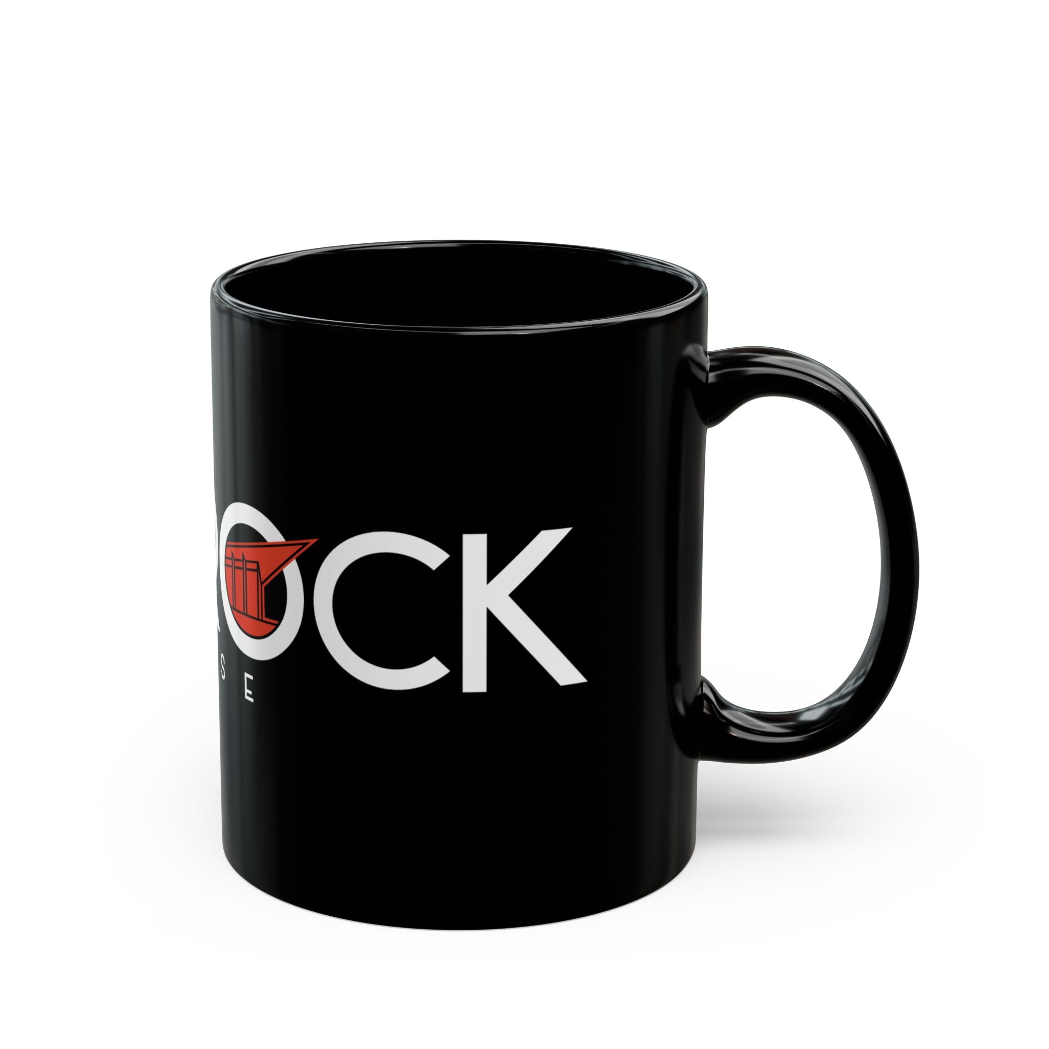 RiverRock Black Coffee Mug