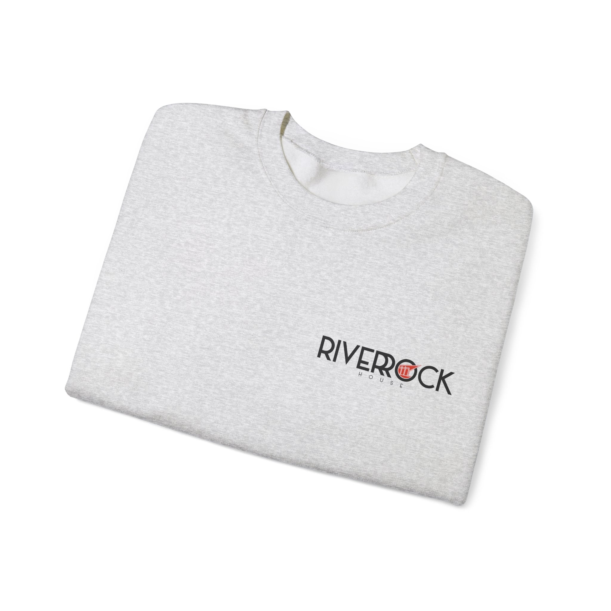RiverRock Project Crewneck Sweatshirt — Architectural Sketch Logo