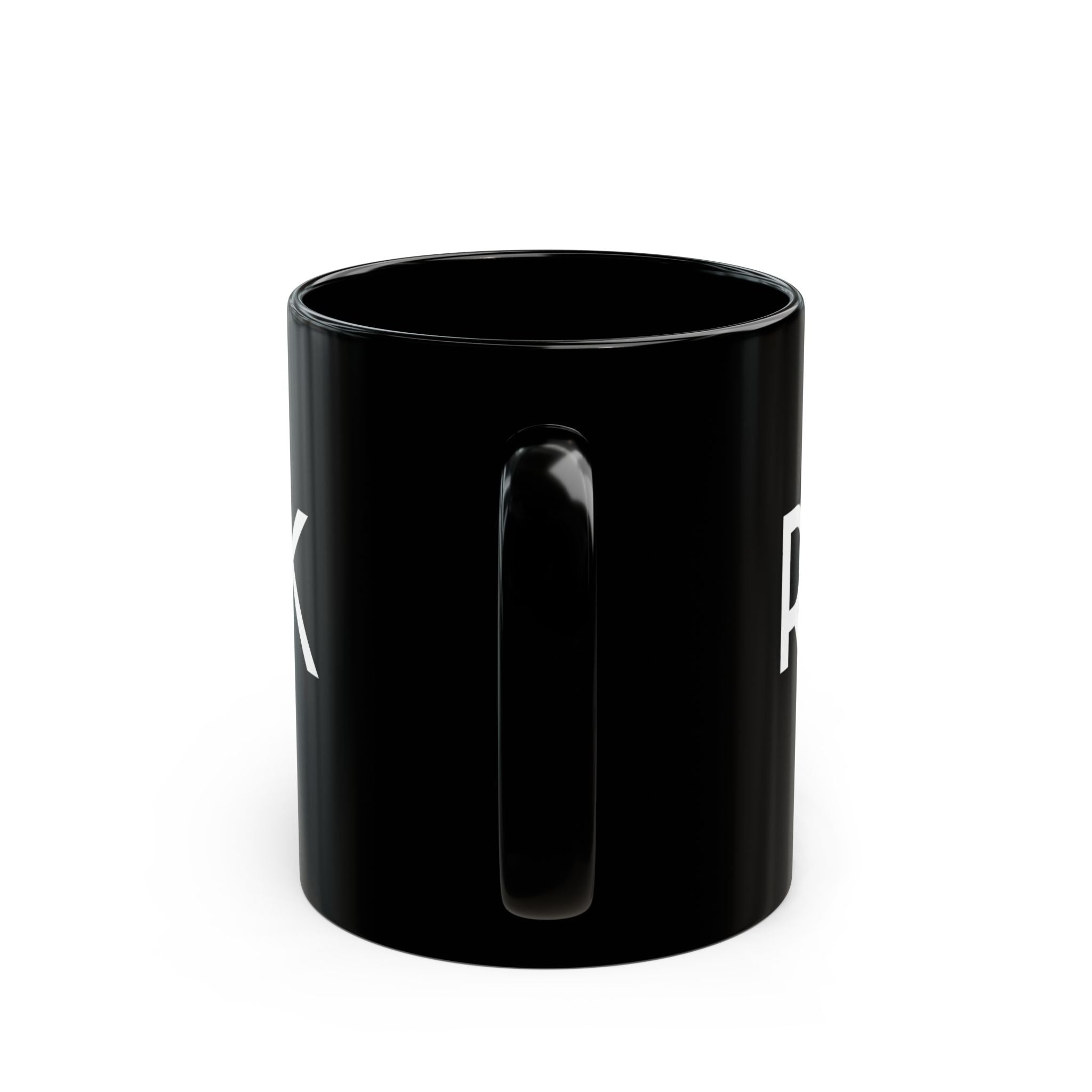 RiverRock Black Coffee Mug